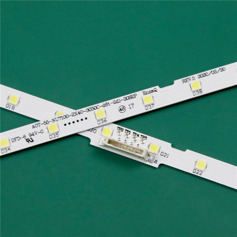 LED TV Bands For Samsung UE55NU7459 UE55NU7462 UE55NU7470 UE55NU7472 UE55NU7475 UE55NU7479 LED Bars Backlight Strips Line Rulers