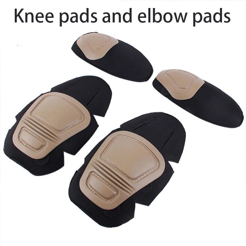 Militaire Tactische G2 G3 Kikker Pak Knie Pads & Elleboog Ondersteuning Paintball Airsoft Kneepad Geïnterpoleerd Knie Protector Set