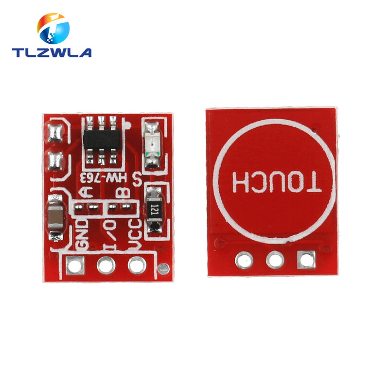 10PCS/LOT NEW TTP223 Touch Button Module Capacitor Type Single Channel Self Locking Touch Switch Sensor