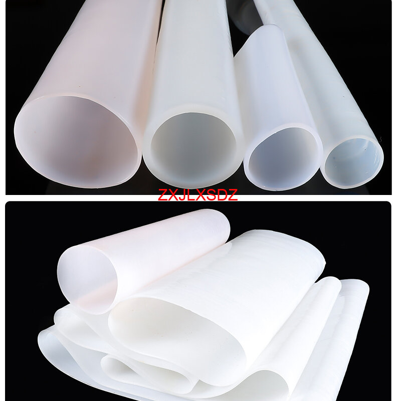 1 metro di diametro interno da 12 a 50mm tubo in silicone tubo in gomma resistente alle alte temperature spessore della parete 1-5mm