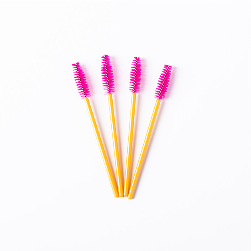 100Pcs Lash Brush Make Up Brushes Disposable Mascara Wands Applicator Eye lashes Cosmetic Brushes maquillaje Extension Tools