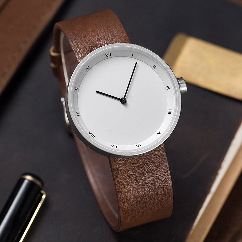 Reloj-男性用腕時計,シンプルなクォーツ,防水,腕時計,新しいコレクション2023