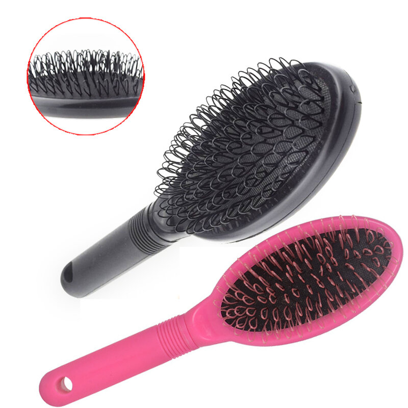 Profissional anti-estático escova de cabelo peruca cuidados pente curvo fileira pente couro cabeludo massageador barbeiro cabeleireiro ferramentas de estilo
