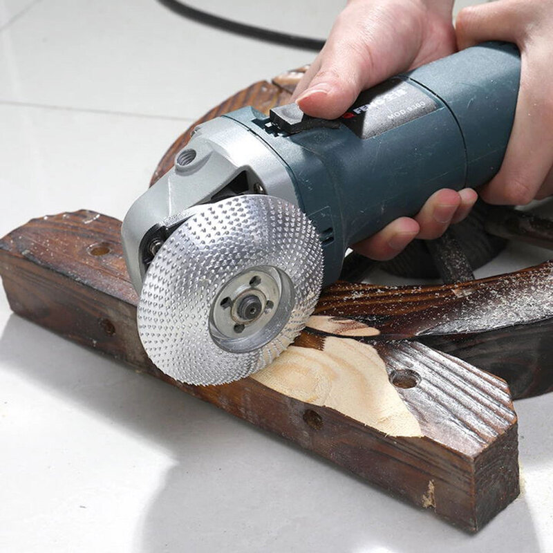 Rebolo de madeira moedor ângulo disco carboneto madeira lixar escultura disco para moedor ângulo/moagem 84mm moldar moedor