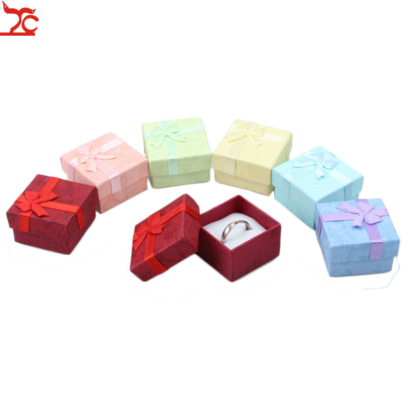 12/24/36pcs Ring Storage Box Earring Storage Gift Box High Quality Paper Jewelry Packaging Container Small Jewelry Box Display