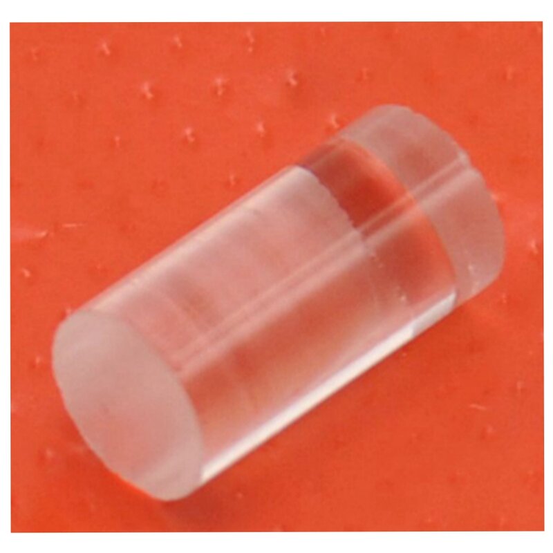 Linha lente do cilindro de vidro para o módulo do laser, linha horizontal, 120 °, K9, Φ5 × 11mm, Φ5 × 10mm, Φ5 × 7mm, 5PCs