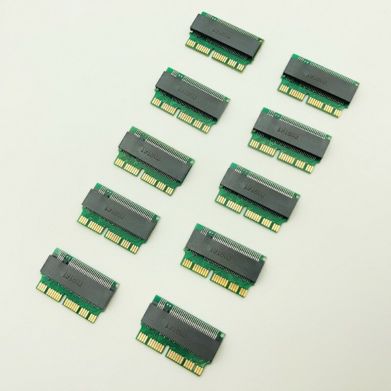 10 Pcs NVMe PCIe M.2 M Kunci M2 SSD Kartu Adaptor untuk MacBook Air 2013 2014 2015 Ekspansi Kartu untuk macBook Pro Retina A1398 A1465/6