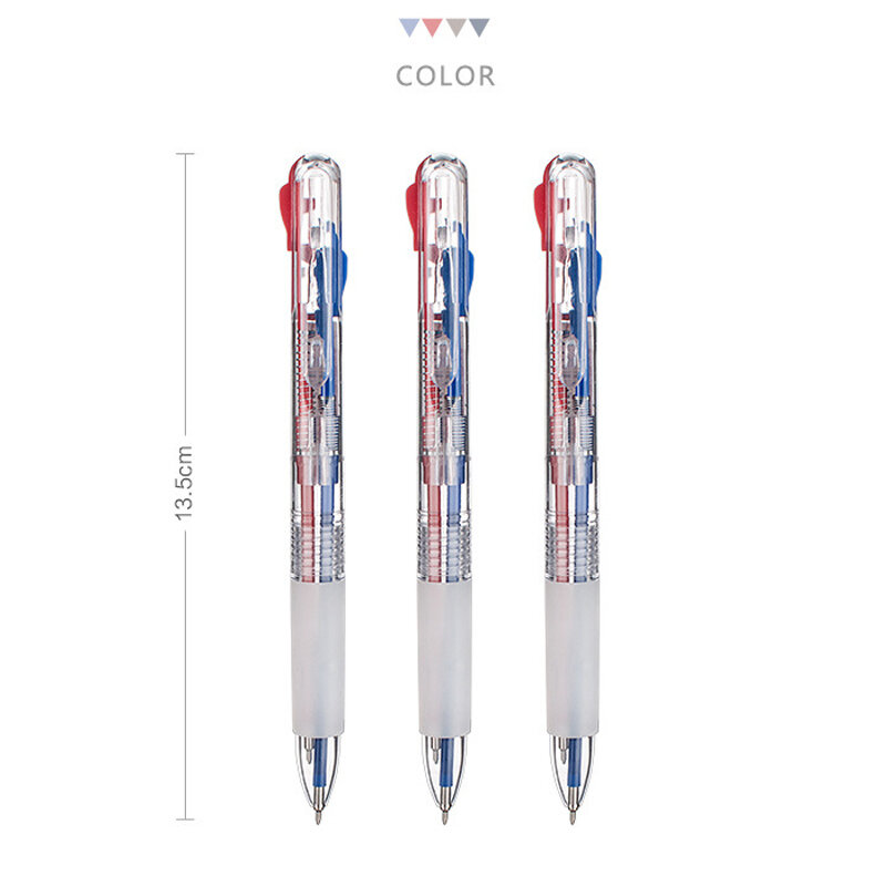 3 ชิ้น/เซ็ต 2 สีใน 1 ปากกาลูกลื่นปากกาเจลปากกาเจลน่ารัก Kawaii Multicolor ปากกาสำหรับของขวัญเด็กโรงเรียนอุปกรณ์สำนักงานเครื่องเขียน
