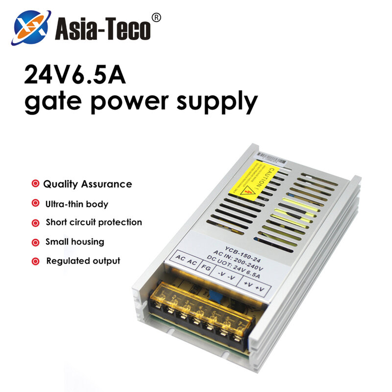 Adaptador de fuente de alimentación de tira LED, 200-240V, 110V, 220V a CC, 24V, 6,5a, CCTV