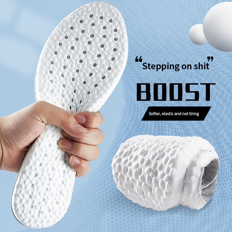 ใหม่ Orthopedic Memory Foam Insoles กีฬาสำหรับรองเท้าเบาะรองเท้าวิ่ง Shock-ดูดซับ Breathable Deodorization PU Soft Pad