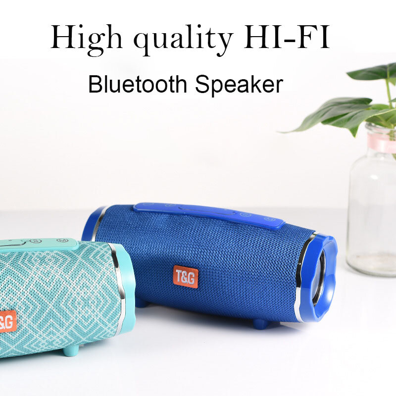 TG145 Bluetooth Speaker Originele Merk Portable Speakers Bass Kolom Soundbar Fm Mic Usb Tf Aux Subwoofer Bluetooth 5.0 1200Mah