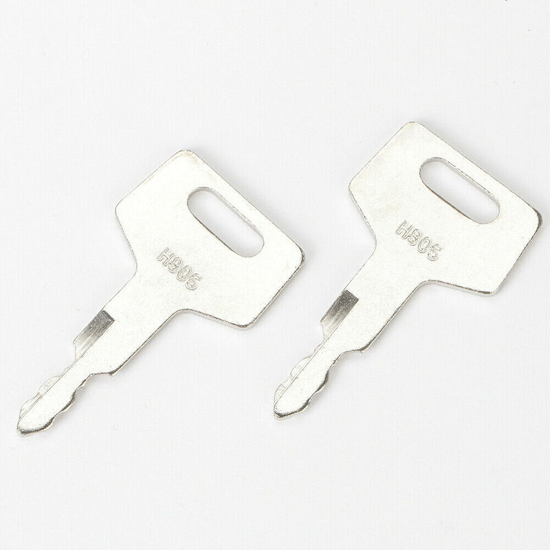 2Pcs H806 Key for Takeuchi Excavator & Track LoaderEasy To Use Practical Durable BU1698X2