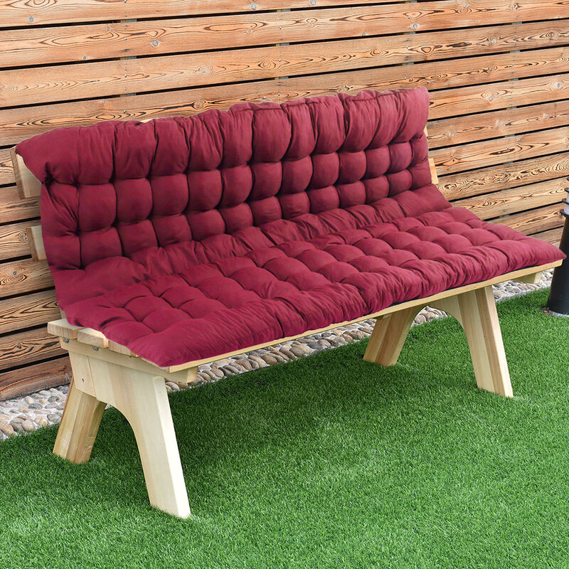 Banco de jardim almofadas de pátio ao ar livre mobiliário assento tapete cadeira interior casa balanço almofada de algodão confortável de alta qualidade