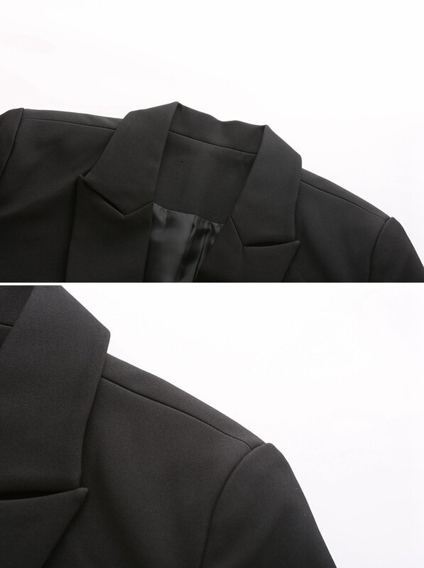Casaco de grife feminino com gola xale, mais novo blazer de grife para mulheres com botões, estilo slim, estilo double breasted, 2021