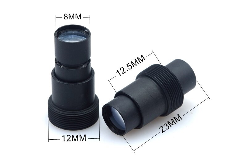 Lentes minúsculos de lente 42mm m12, lentes de alta definição ys1514