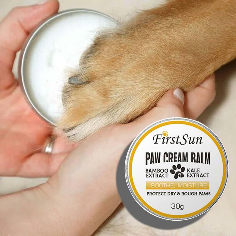 Paw Soother สุนัข Paw Balm สัตว์เลี้ยง Pad Relief Soother Moisturizer ขี้ผึ้งป้องกันสภาพอากาศทั้งหมด Foot Butter เยียวยาซ่อมแซม Heals แ...
