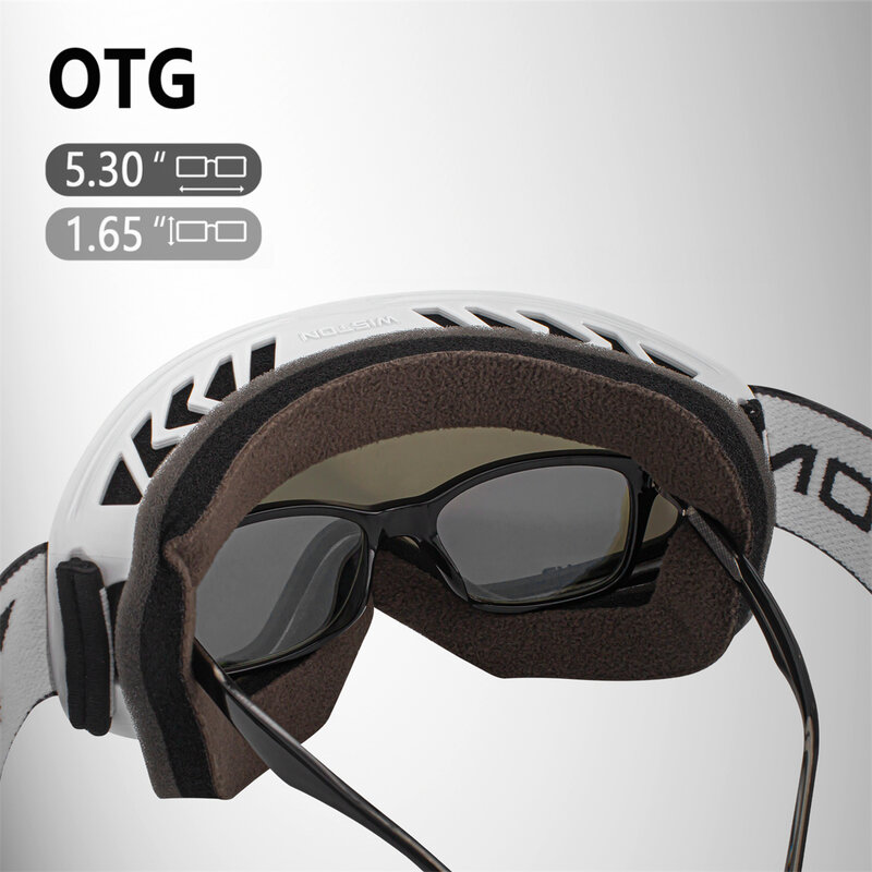 แว่นตากันลมใส่เล่นสกีสำหรับผู้ชายและผู้หญิงแว่นตากันหมอกแว่นตาเล่นสกี UV400เล่นสกีสองชั้นแบรนด์ใหม่สำหรับมืออาชีพ