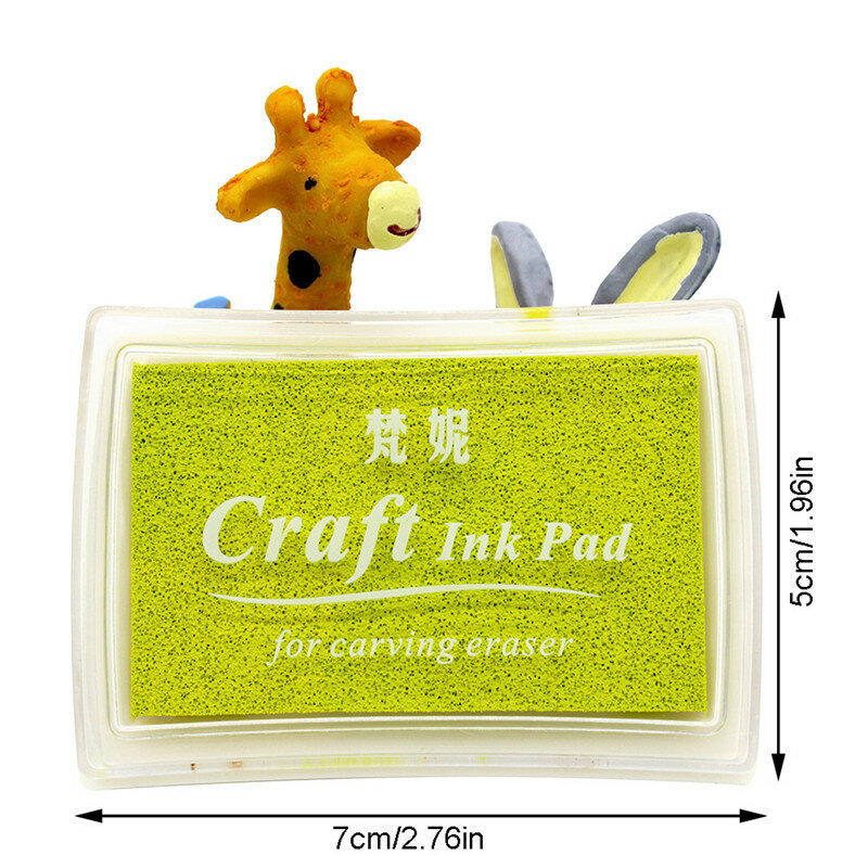 21 Colors Cute Inkpad Craft Oil Based DIY Ink Pads for Sponge Stamps Fabric Scrapbooking Decor Fingerprint Seal Stamp Pad