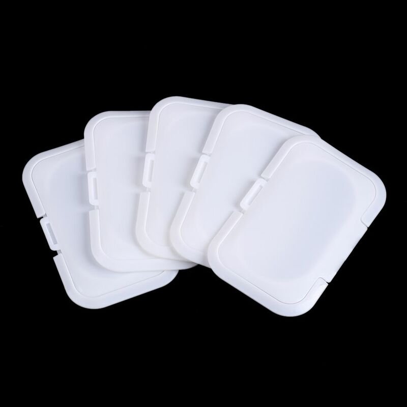 1/5/10Pcs New Box Lid Fashion Portable Tissues Cover Baby Wipes Lid Reusable Flip Cover
