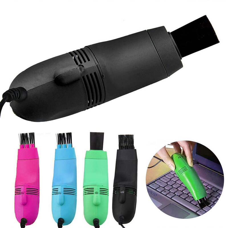 Universal Mini Keyboard Vacuum Cleaner USB Charging Portable Laptop Monitor Brush Dust Cleaning Kit Computer Clean Accessories