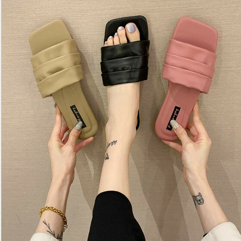 여성 샌들 브랜드 여름 새로운 패션 편안한 오픈 발가락 샌들 캐주얼 비치 야외 슬리퍼, 크기 36-40 도매