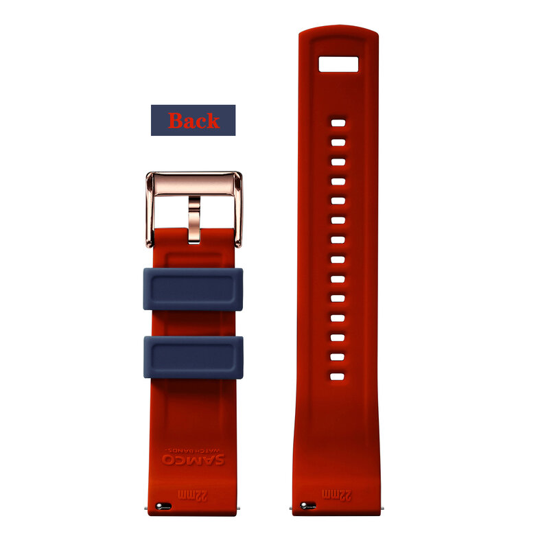 Cinturino per orologio in Silicone Premium cinturino per orologio in gomma a sgancio rapido 18mm 20mm 22mm cinturino per orologio cinturino di ricambio per orologio