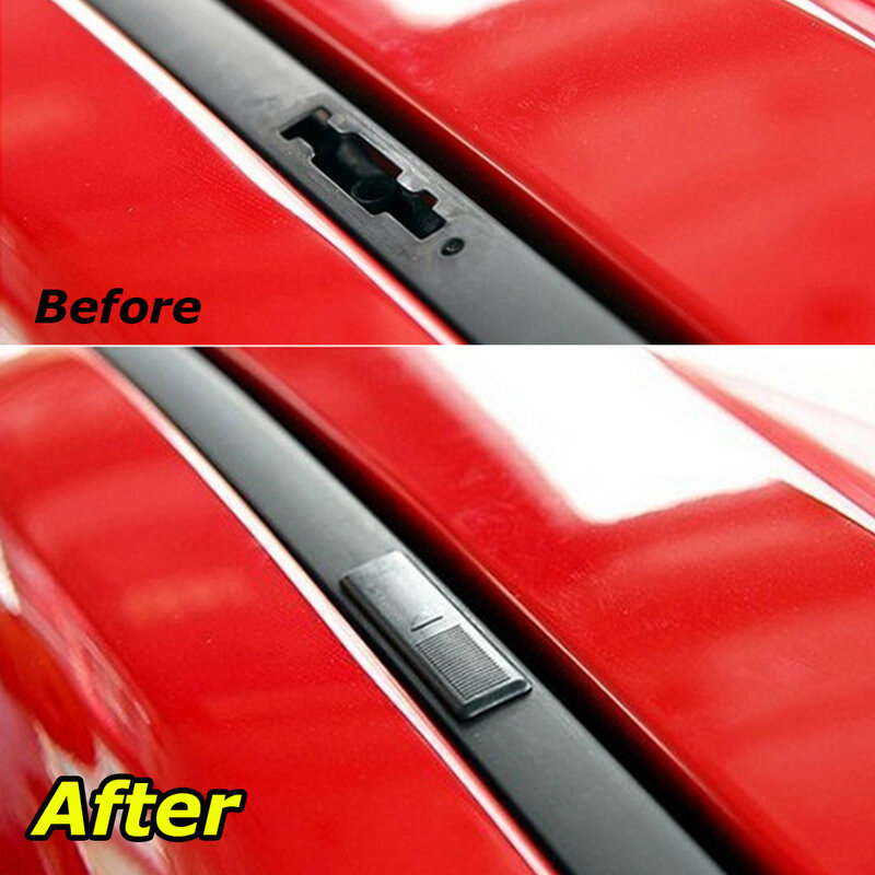 4x Car Roof Rail Rack Moulding Clip Trim Seal Drip Cover Cap Replacement For Mazda 2 3 5 6 CX5 CX7 CX9 GJ6A505A1 Auto Styling