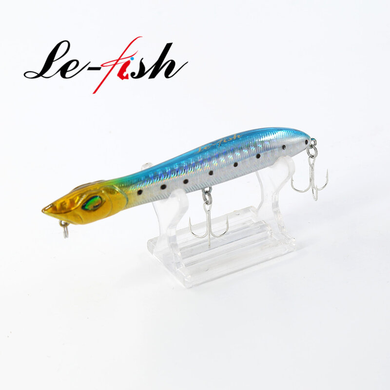 Le fish New Fishing Lure Baits surface 105mm 9g 10.5g 10g top water popper snake head wobbler