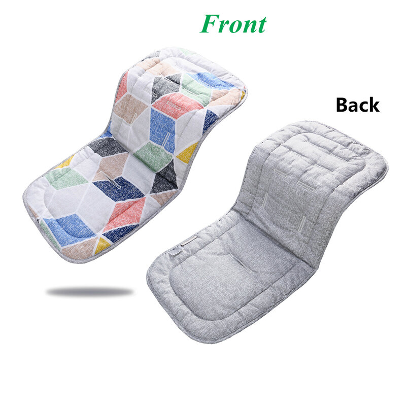 Cojín de asiento de cochecito de bebé para niños, carrito de coche, silla alta, colchón suave, accesorios de almohadilla