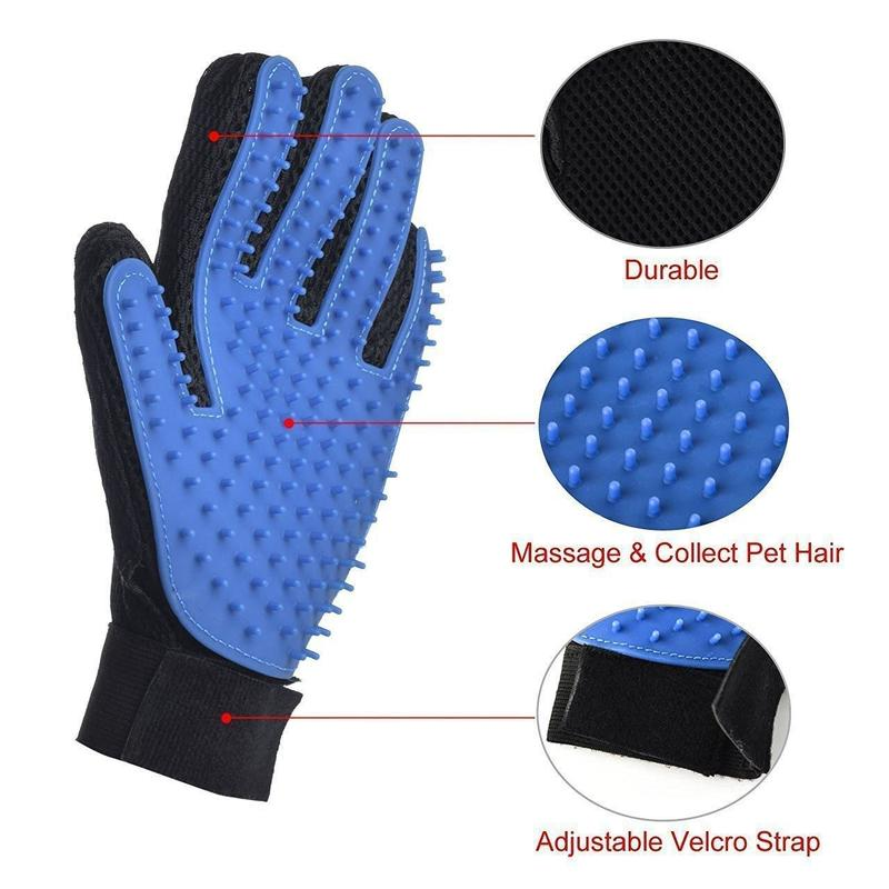 Gummi Pet Bad Handschuhe Glove für Pet Massage Pflege Handschuh Haar Entferner Bürste Hund Deshedding Reinigung Pet Liefert