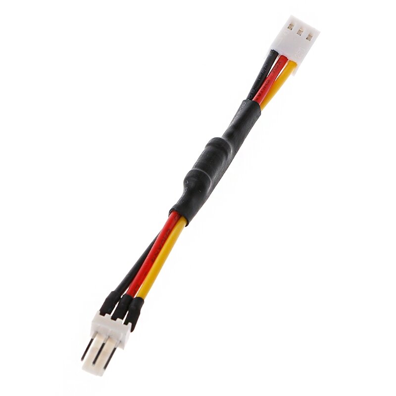27Ω PC Case Fan RPM Speed Reduction Silent Connector Resistor Cable Quiet Mode Dropship