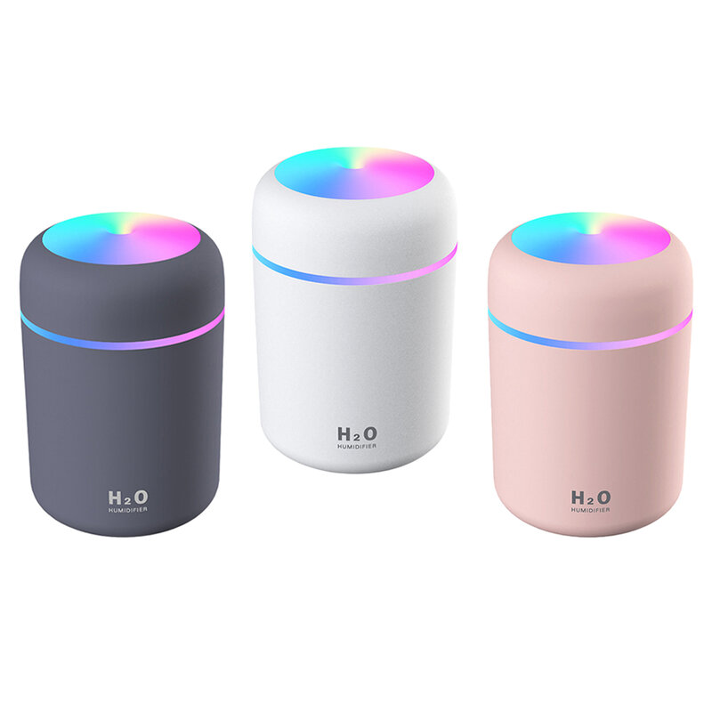 300ml Electric Air Humidifier Air Freshener Oil Diffuser Fragrance Car Aroma Humidifier Auto Shut-off USB for Car Home Office