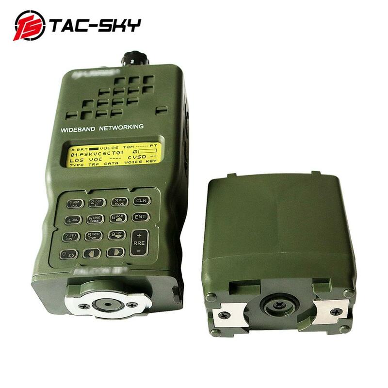 TAC-SKY Headset Taktis Militer Walkie-talkie Model Simulasi Harris AN / PRC152 152A Casing Virtual Casing Tiruan