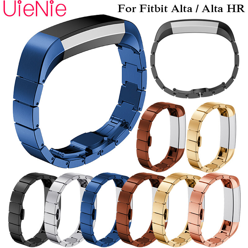 Pulsera de Metal y acero inoxidable de Alta calidad para Fitbit, accesorios de moda para reloj Fitbit Alta HR
