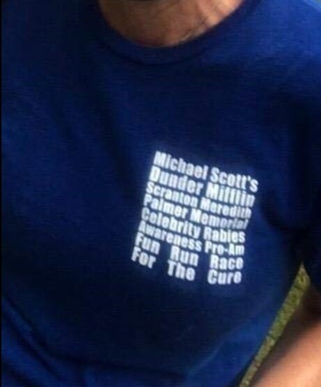 Sunfiz Yf Michael Scott Fun Run T-shirt Unisex De Kantoor Tv Show Grappige Tee Dunder Mifflin Shirt