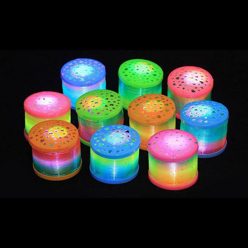 Proiezione luminescente Rainbow Spring giocattoli per bambini regalo creativo in plastica giochi educativi precoci allungamento elasticità adulto