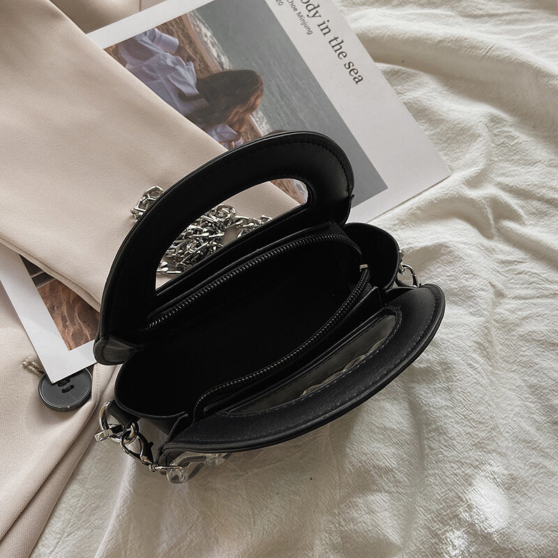Сумка-мессенджер женская маленькая на тонкой цепочке, сумочка кросс-боди для сотового телефона, миниатюрный клатч на плечо с милым дизайном