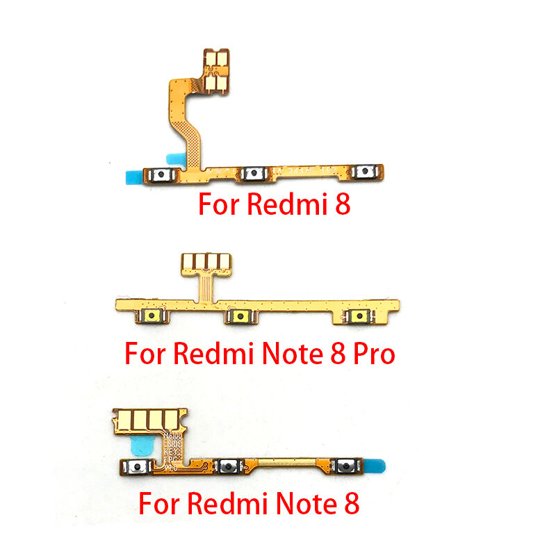 เปิดปิดกล้องปุ่ม Flex Cable สำหรับ Xiaomi Redmi 7 7A 8 8A 9 9A หมายเหตุ7 8 8T 9 10 Pro 9S MI 10T Lite 10