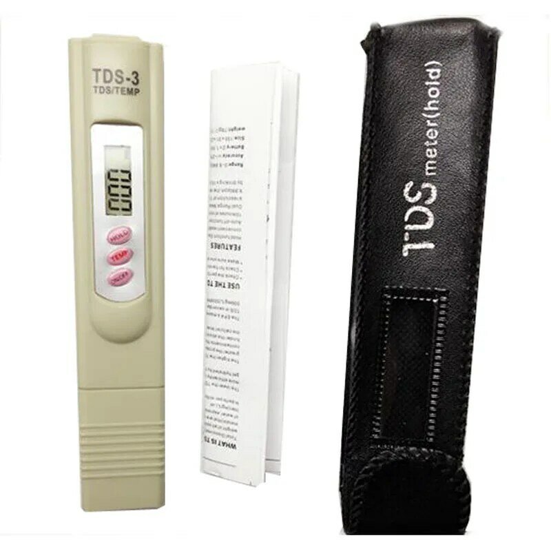 TDS-3 Tester di qualità dell'acqua misuratore TDS digitale 2 in 1 Tester di temperatura TDS3 indicatore di purezza dell'acqua termometro per piscina di urina