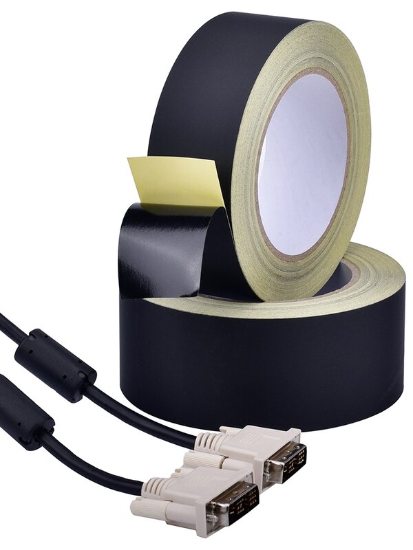 Ruban adhésif simple en acétate noir, haute température, pour réparation LCD de téléphone électrique, 30m, 1 pièce