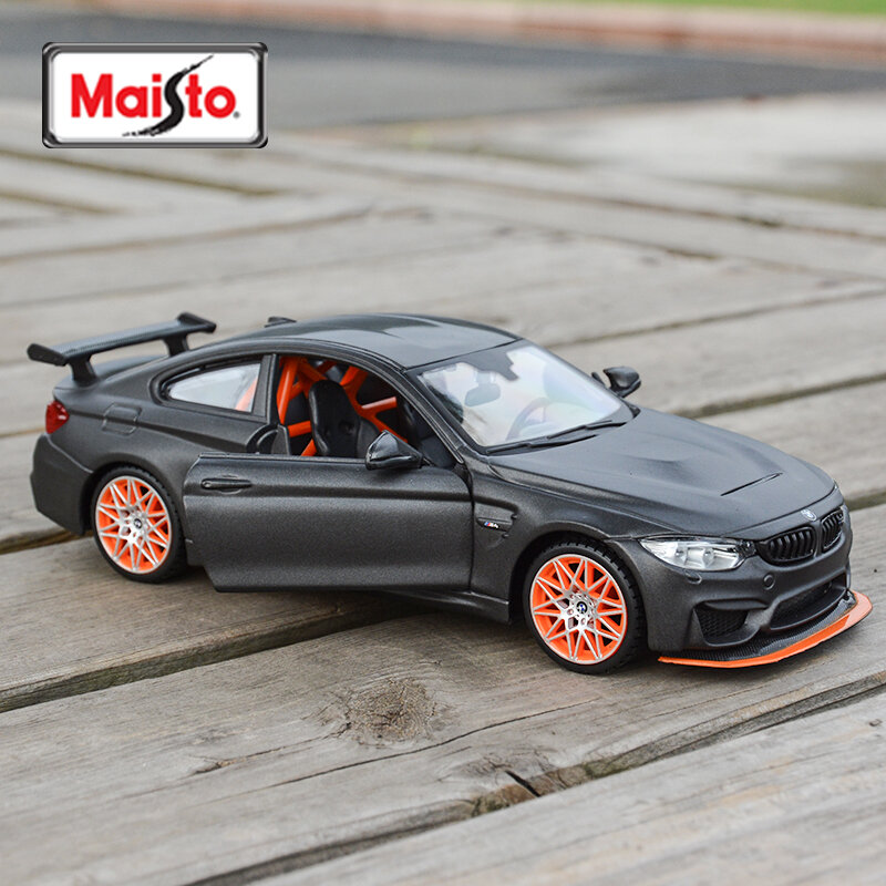 Maisto 1:24 BMW M4 GTS Sports Car Static Die Cast Vehicles Collectible Model Car Toys