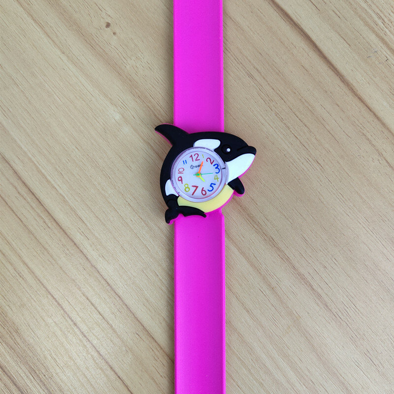 인기 있는 상어 모양 시계 플랩 걸쇠 스트랩 포함, 5 가지 색상, 소년 소녀 어린이 손목 시계, 어린이 크리스마스 선물, 쿼츠 시계, 시간