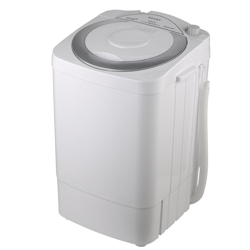 เครื่องซักผ้าดรัมถังเดี่ยวขนาดเล็ก7.0กก. พร้อมท่อระบายน้ำกึ่งอัตโนมัติ220V 50Hz