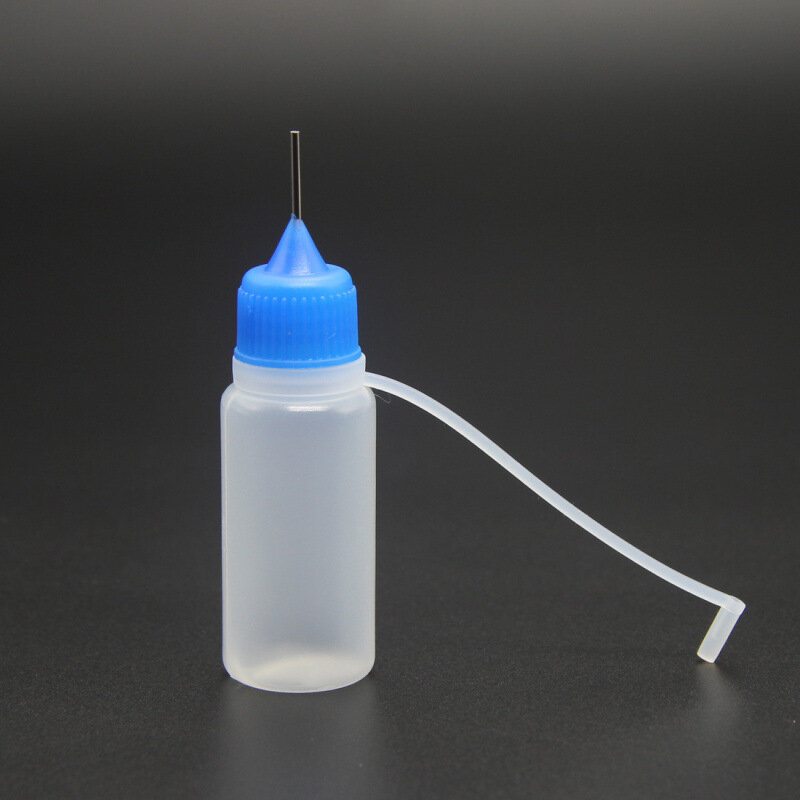2022 Nieuwe 1Pc 10Ml Plastic Squeezable Naald Flessen Eye Liquid Dropper Sample Drop Kan Lijm Applicator Hervulbare vail