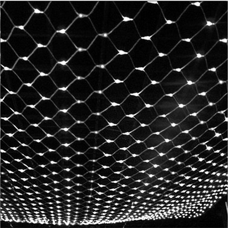 Net LED String Lights 8Modes 220V 1.5x1.5m 3X2M 2X2M Festival Christmas Decoration New Year Wedding Party Waterproof