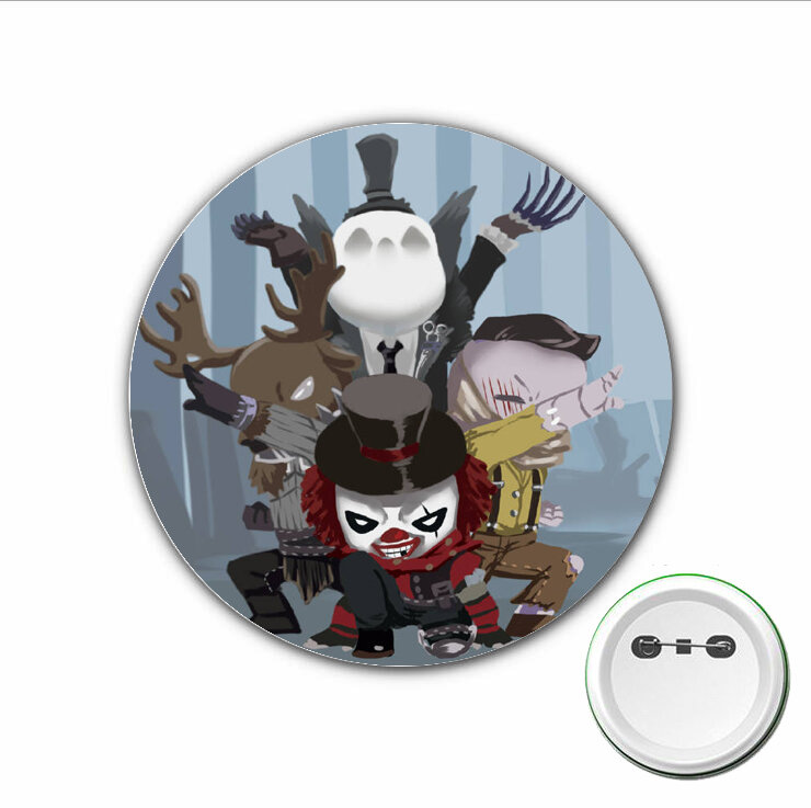 3pcs Game anime Identity V Cosplay Badge Cute Brooch Pins for Button Clothes Accessories Backpacks bags Badges