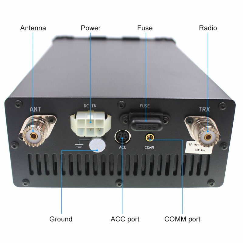 Xiegu-amplificador de potencia XPA125B 100W HF + sintonizador automático ATU para X5105 X108G G1M G90