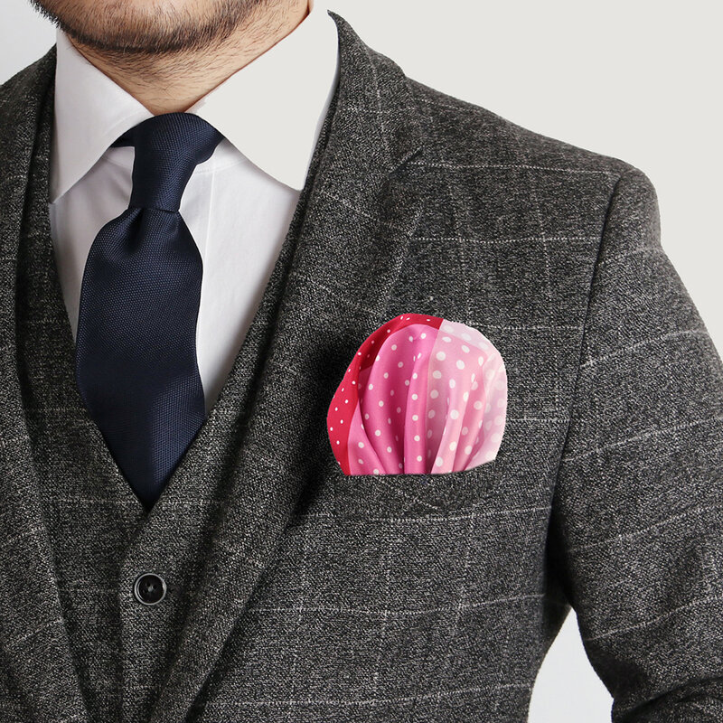 Портфель Smith мужской с цветочным принтом, роскошный костюм, карманные квадраты, деловой нагрудной платок с Пейсли однотонным принтом в горошек, большие размеры 30x30 см