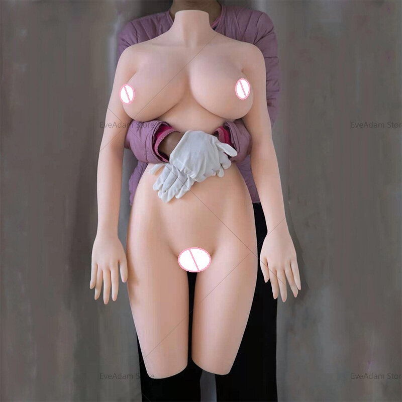 Muñeca sexual realista para hombres adultos, maniquí de amor, con Torso, medio cuerpo, TPE, Vagina, pecho grande, trasero, Anal