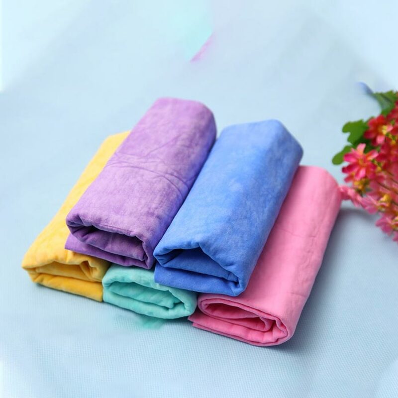 New Imitation Deer Skin Towel Dry Hair Absorbent Towel Synthetic Towel Car Wash Towel Cleaner Car Access Car Care Home Cleaning